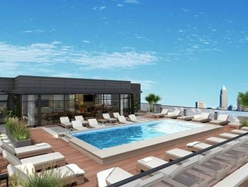 Rooftop pool & deck